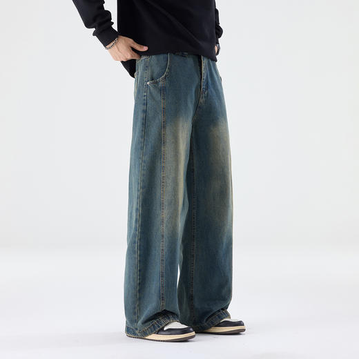 新热卖！【弯刀牛仔裤】百搭显高 不挑身材 不卡裆部 耐穿耐磨 抗皱不易掉色 商品图7