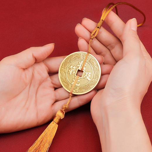 黄铜状元及第鱼跃龙门挂件 商品图2