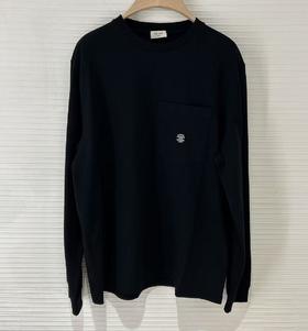 男款logo长袖T恤he008