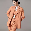 剩S/L/XL 芳外新款2026春季通勤长袖外套时尚简约西装女8T23AX0010 商品缩略图2