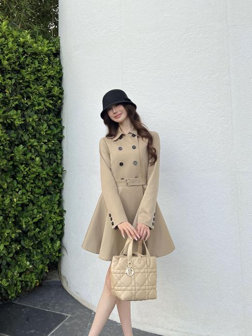 双排扣西装连衣裙 系腰带外套裙 商品图1