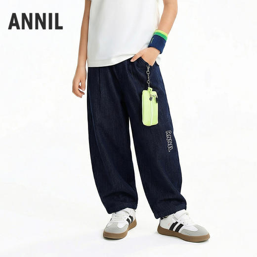 男女童梭织单裤夏季新款安奈儿童装EM626740 商品图2