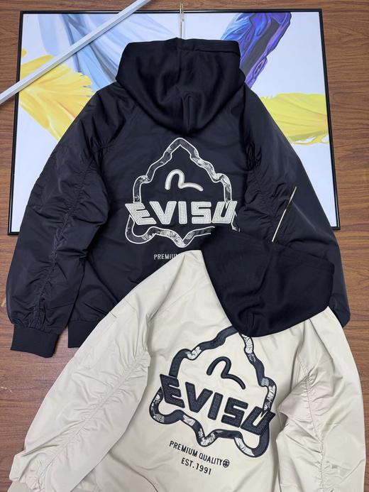 F031008刺绣假两件26SS新款浮刺绣青春洋溢层叠式休闲时尚连帽夹克外套 商品图5