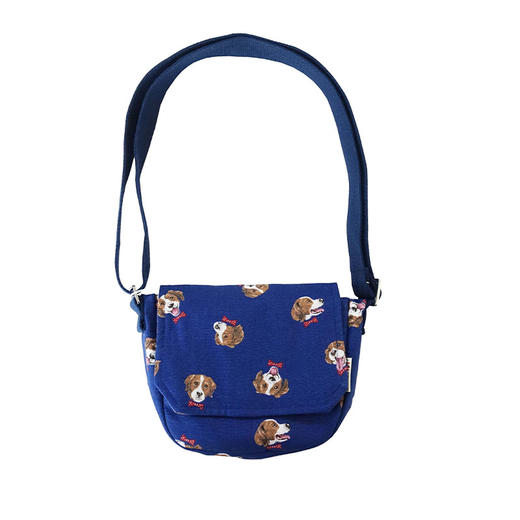 HUJI祤集Flap斜挎包插画猫猫狗狗 商品图0