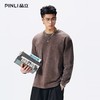 PINLI品立2026春季新款男士宽松纯色圆领落肩袖长袖T恤青年潮牌GD262111020 商品缩略图2