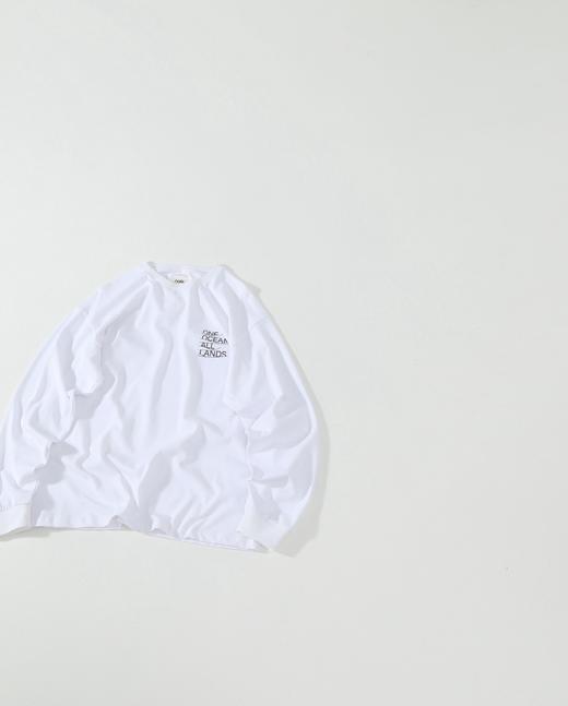 Nanamica圆领印花长袖 定织百分百纯棉 中等厚度 成衣水洗后软糯透气 商品图1