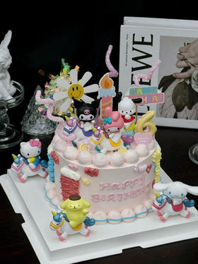 三丽鸥女孩女生可爱蛋糕