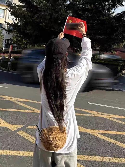 一店k 小众设计师品牌！幂姐新穿搭直接把松弛焊在身上啦！早春情侣宽松猫咪印花圆领T恤 商品图5