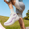 【轻享健步，惬意出行】男女轻便运动鞋，超轻高弹聚氨酯鞋底，防滑减震；棉麻鞋垫，清爽透气不闷脚 商品缩略图3
