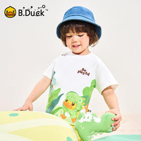 [冰感速干]bduck小黄鸭童装男童短袖t恤儿童速干衣宝宝夏装上衣薄90-140 BF2701079