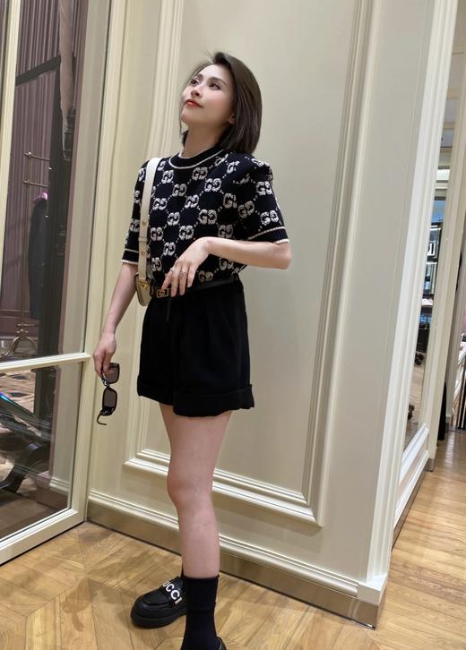 古驰25早春满印提花短袖 商品图8