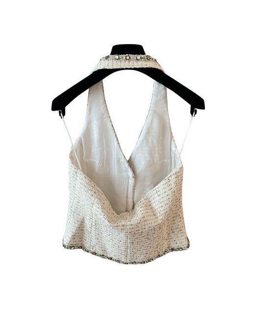 女款珠片挂脖马甲背心zh025 商品图1