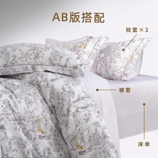 【代发】蓝铂成人四件套80支全棉床上用品（尺寸为被套尺寸） 商品图6