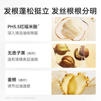 长发小寨【非遗传承】生姜何首乌洗发水淘米水控油蓬松男女士固色养发400g /个人护理 /洗发护发 /洗发水 商品图5