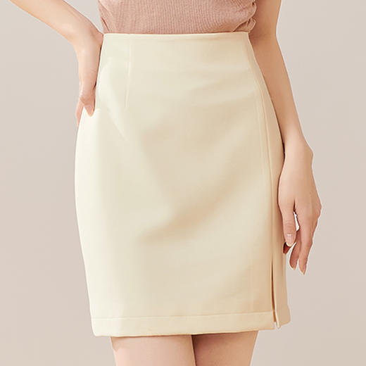 剩S/M/L/XL 芳外新款韩版高腰通勤半身裙显瘦百搭气质短裙女8T23AI0218 商品图3