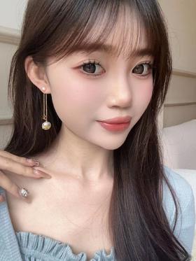 赛琳 双链凯旋门吊珠耳钉（XTY）