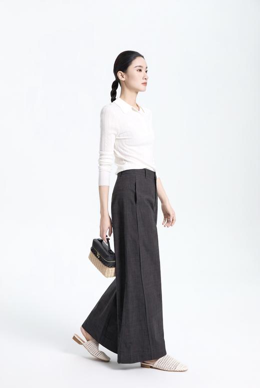 定制亚麻直筒裤 商品图4