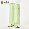 bduck小黄鸭童装女童裤子夏季薄款华夫格休闲裤儿童防蚊裤直筒裤90-150 FF2763050 商品缩略图0