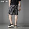 PINLI品立2026春季新款男士宽松多口袋条纹工装休闲短裤五分裤潮B262117023 商品缩略图2
