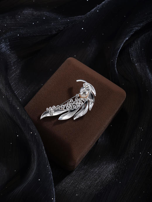 子佩集【一叶成名】珍珠惜王妃胸针【XXXZ258】叶子2602 商品图3