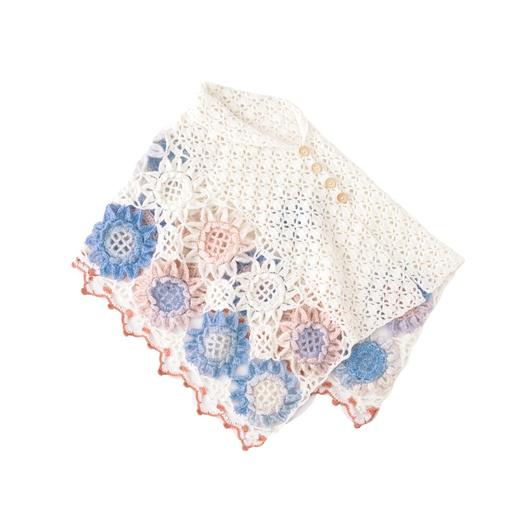 苏苏姐家向阳披肩手工diy编织钩针印象日出毛线团自制披肩材料包预 商品图4