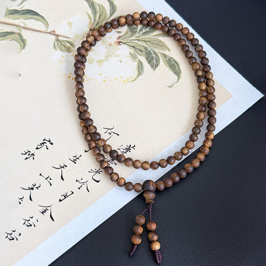 ²【沉香溯源-6.7mm圆珠长串】12克+ 8分沉  奇楠沉香手串 多样性发其一 ( 24小时鉴赏期 ) HM02-CRMM-DBCX 商品图2