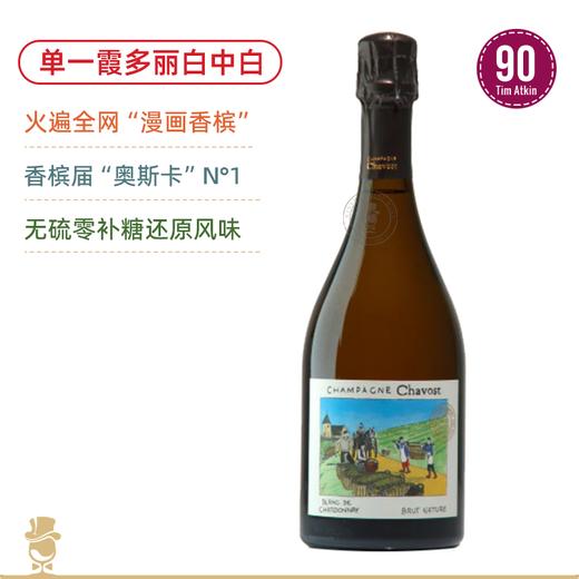 红遍全网的“漫画香槟”！香槟届“奥斯卡”N°1！沙鸥香槟系列合集 Champagne Chavost 【蕞新酒标版本】 商品图1