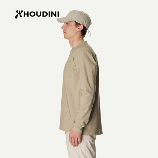 HOUDINI胡丁尼 Cover Crew 守护 男款户外舒适速干长袖T恤258694 商品图1