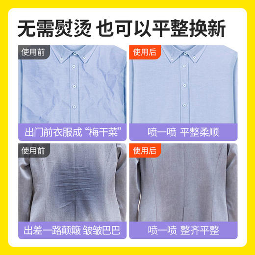 涤尚精致衣物护理喷雾2瓶装（除皱抗静电） 商品图3