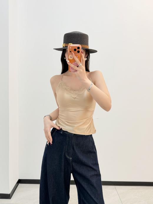 LP法式蕾丝缎面吊带 商品图3