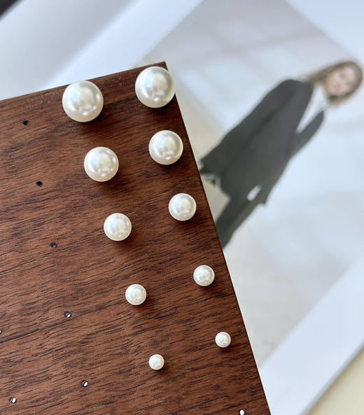 预售施华洛世奇真多麻珍珠耳钉122908 商品图2