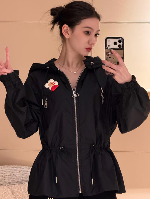 驴家Vivian连帽风衣外套 商品图0