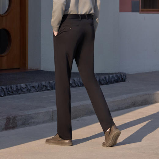 半身缘男裤 春季高弹性耐磨抗起毛起球休闲裤261201B10230194 商品图4