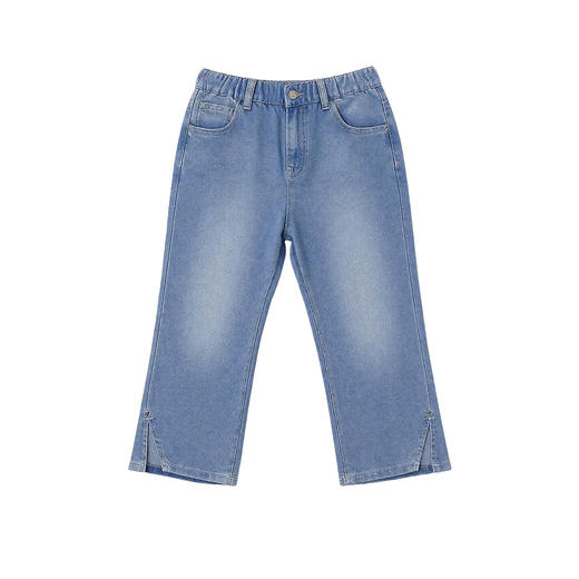 笛莎/Deesha 2026年夏季新款中童裤子牛仔喇叭裤 商品图4