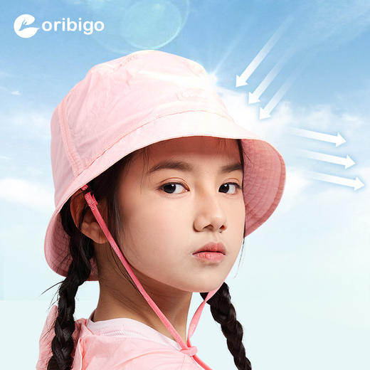 oribigo亲子款渔夫帽防晒透气可折叠帽子 商品图3