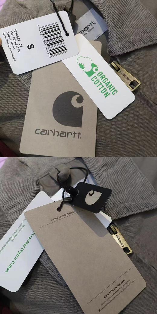 F031012宽松拉链下摆螺纹男女同款软化细腻帆布质感工装克外套 商品图12