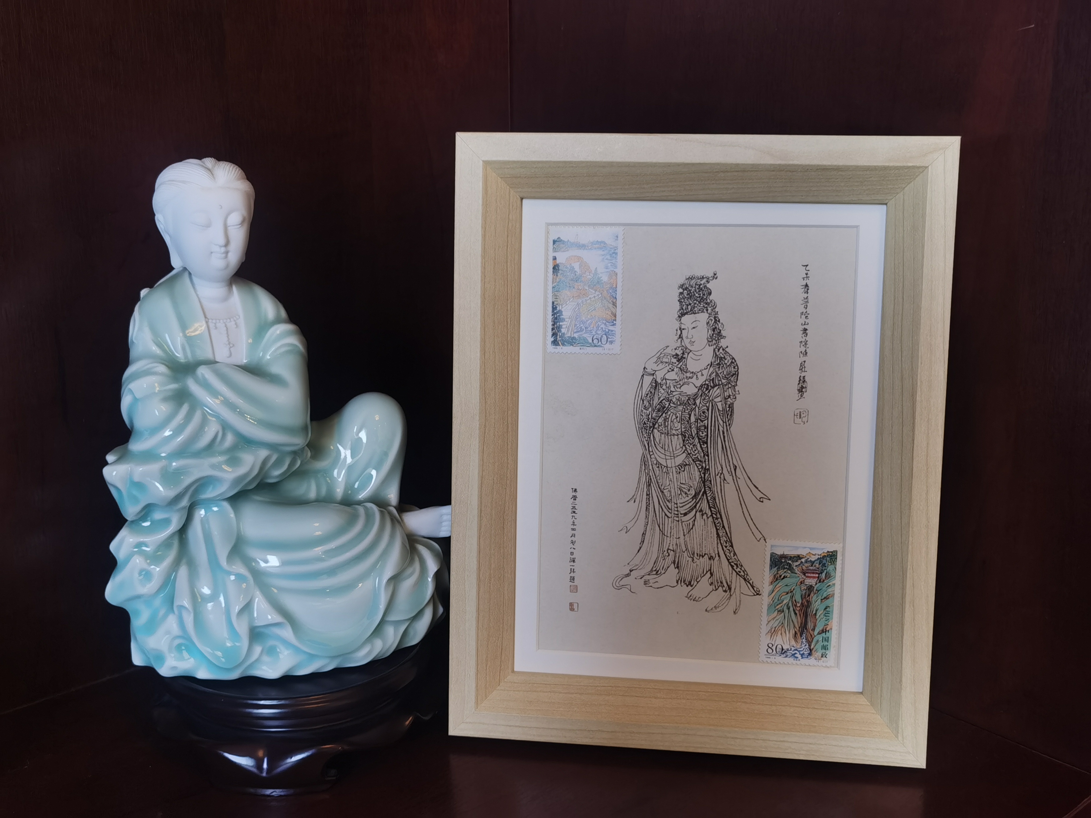 喜土旺木观音摆台/沉香串饰