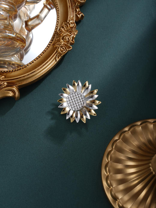 子佩集【幸福绽放】珍珠惜王妃胸针【XXXZ262】镀金风车花2602 商品图3