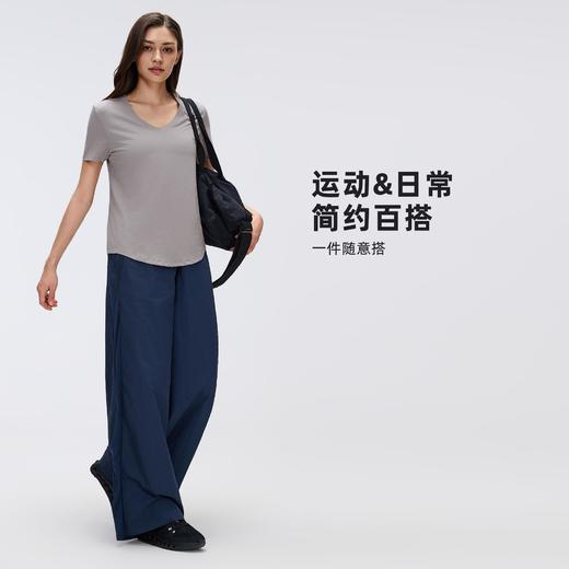 【燃脂计划】瑜伽服短袖跑步运动t恤女宽松显瘦训练健身上衣夏季薄款D26087 商品图2