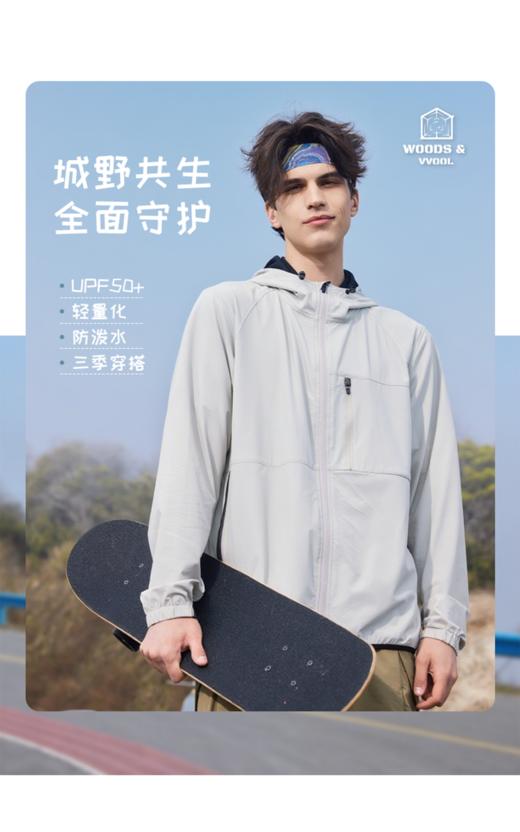 春日新光集 WOODSWOOL丛绒男装考瑞迷宫格防水运动外套 商品图0