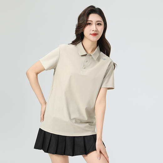 【情侣款垂感冰丝POLO衫】经典立领 冰爽透气 吸湿速干 软滑触感 舒适亲肤#L 商品图7