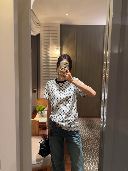 驴家复古水洗满印老花T恤 商品图10