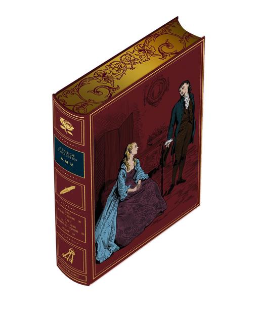 【限量珍藏版】狄更斯《双城记》，封面进口漆布材质，三面书口鎏金+丝印花纹 商品图6