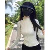 【凉感防晒❗️轻塑修身防晒衣】UPF50+专业高倍防晒，收腰显瘦，上身好看！白色冰丝防晒女款夏季2026新款修身防晒服开衫防紫外线短款外套女 商品缩略图1