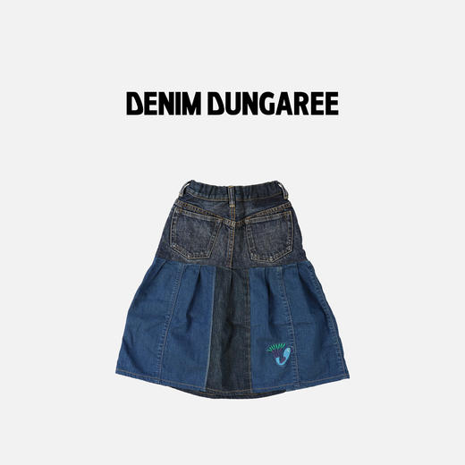 DD日本童装 DENIM DUNGAREE 26春夏12盎司复古拼接丹宁牛仔半身裙 商品图1