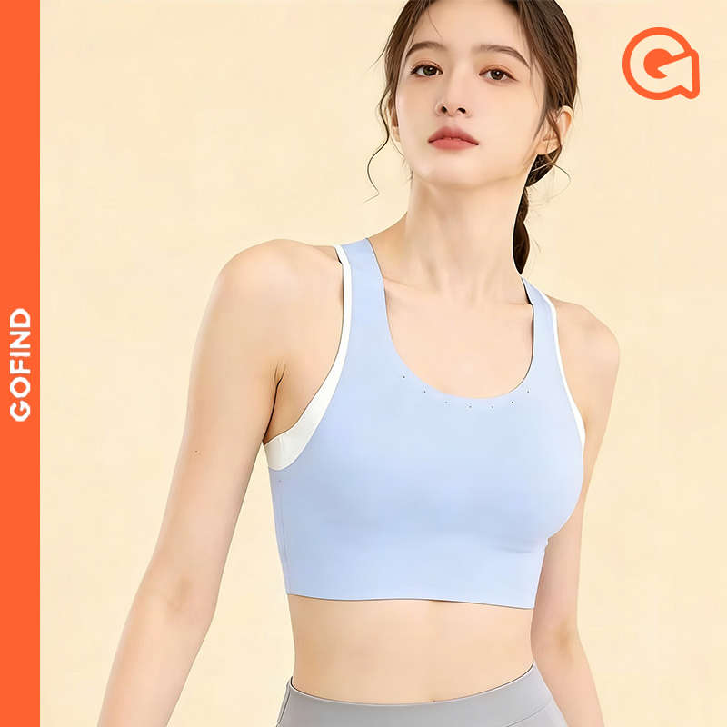 果凡高强度防震运动内衣 女专业跑步马拉松健身固定杯美背文胸 稳固支撑不晃动E03FCWN330