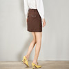 剩S/M/L 芳外春季新款纯色简约A字半身裙显腿长通勤百搭OL风短裙1370 商品缩略图4