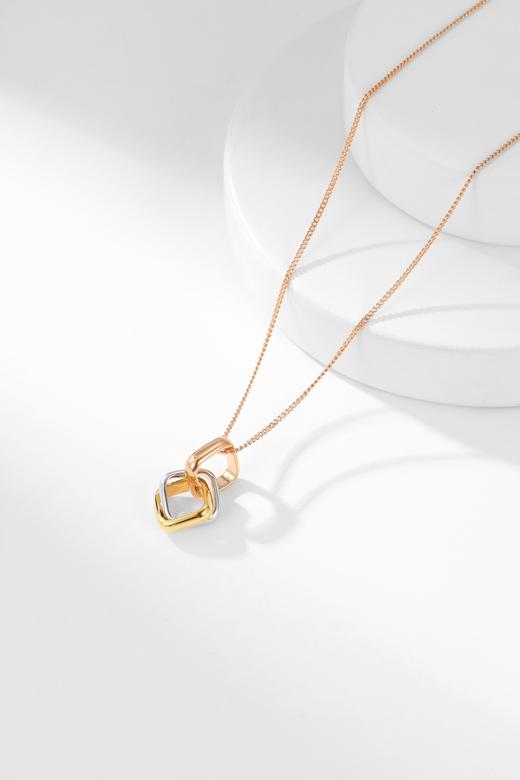 卡地亚 Trinity枕形三色环项链（XTY） 商品图1