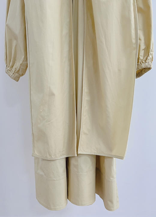 310-3 排他性独家圆正 设计感 helas蝴蝶结系带 风衣式连衣裙 商品图5