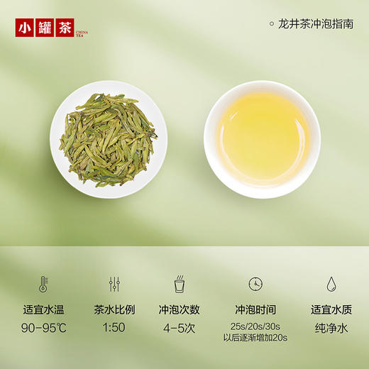 【2026春茶】小罐茶·银罐系列·早春特级龙井茶15罐装【现货】 商品图7